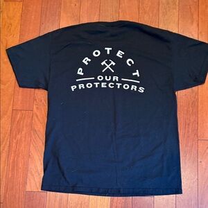 Jerzees Black Graphic Men's Tee